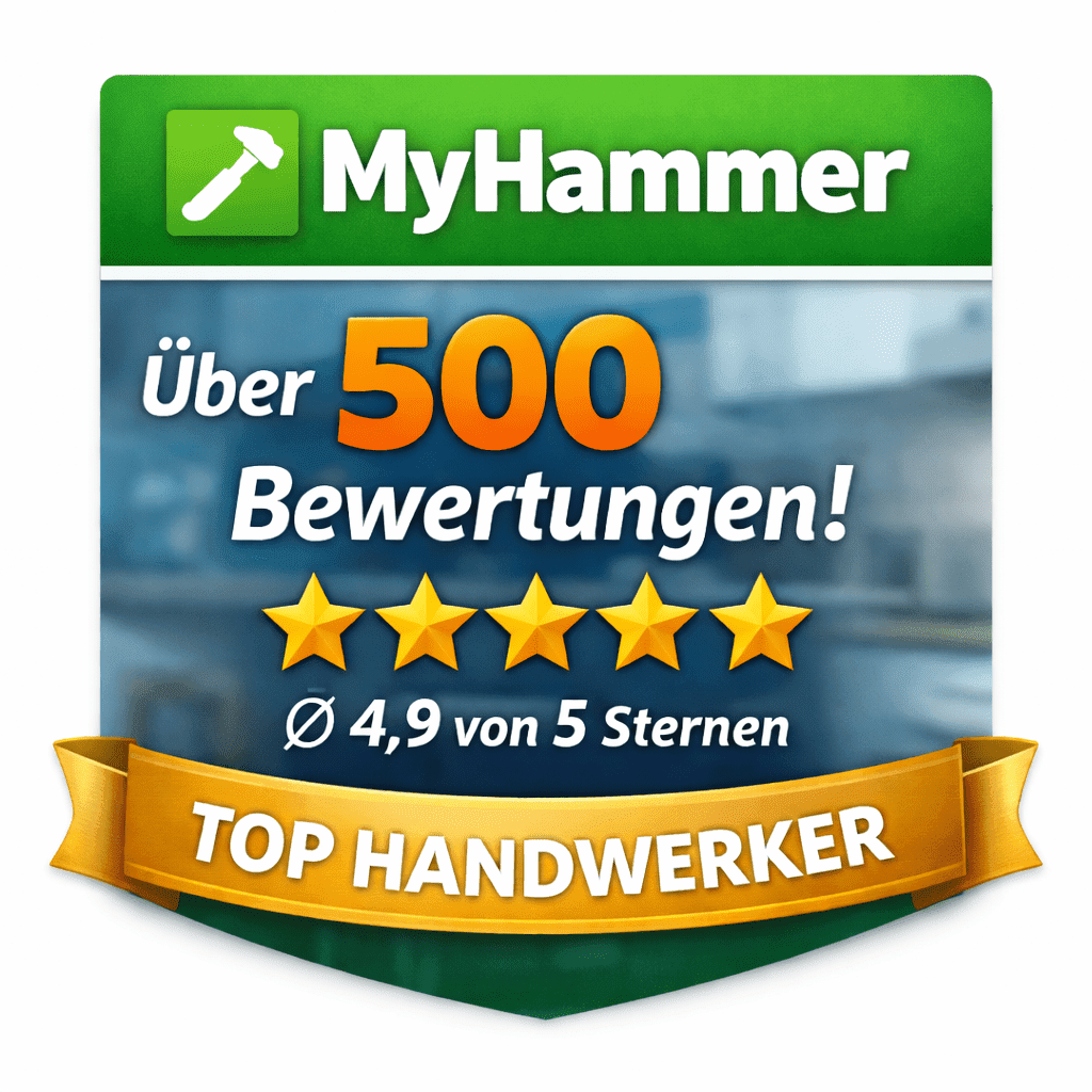 Montage einer neuen Küche durch erfahrenen Küchenmonteur